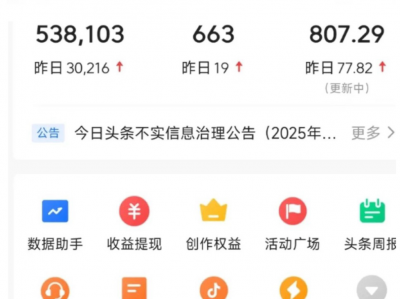 今日头条之大健康赛道，单篇60—300+